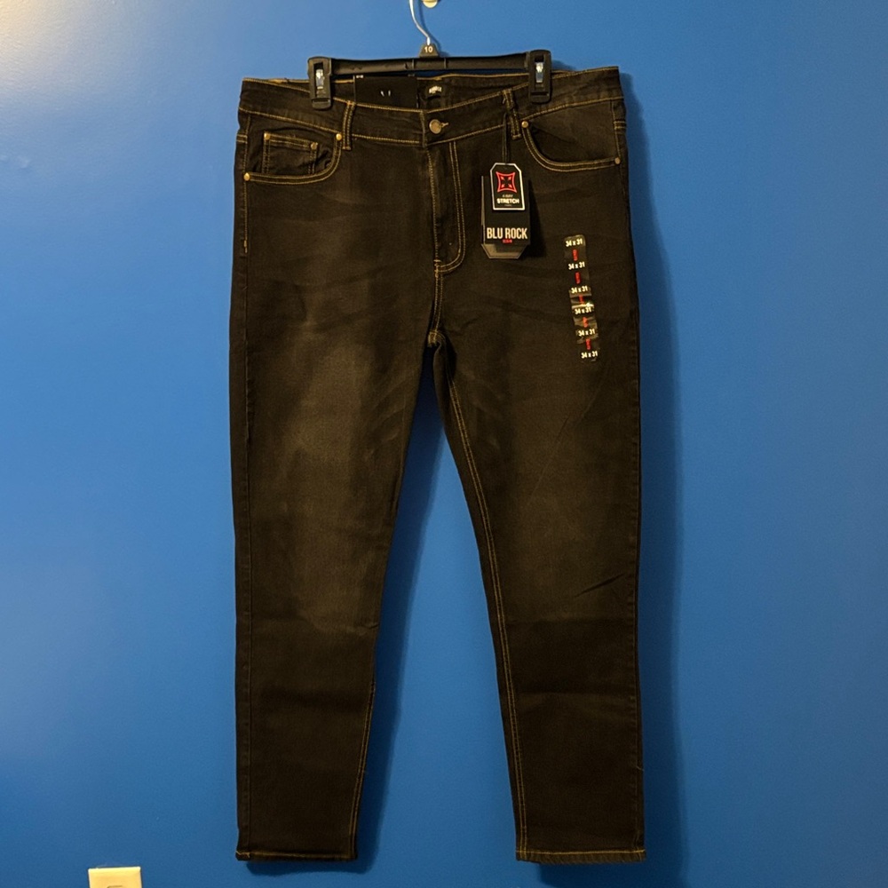 Men's Slim Fit Black Jeans